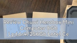 Review Chuwi Herobox Mini Computer 8Gb Lpddr4256Gb Lntel Celeron N5100 Windows 11 Mini Desktop Com [upl. by Aurlie]