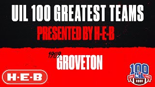 UIL 100 Greatest Teams presented by HEB 1989 Groveton Indians [upl. by Dlonra]