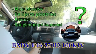 BMW E46 320D 100KW 136KS DA LI JE ZA VAS   Vožnja do grada [upl. by Akiem]