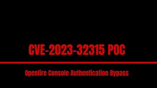 CVE202332315 Openfire admin console path traversal exploit demo [upl. by Crutcher936]