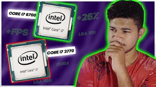 I7 3770 VS I7 6700  ANALISANDO TUDO  TESTE EM JOGOS 2024 [upl. by Orme]