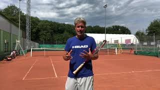 Tennis Tip  One handed backhand [upl. by Anyr]