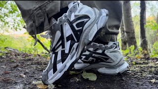 Balenciaga Runner “Grey White amp Black” On Foot Review and Sizing Guide [upl. by Devlin]