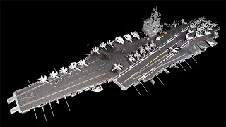 Tamiya 1350 USS Enterprise CVN65 build review [upl. by Nets396]