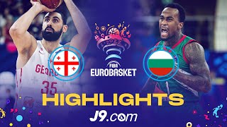 Georgia 🇬🇪  Bulgaria 🇧🇬  Game Highlights  FIBA EuroBasket 2022 [upl. by Novaat]