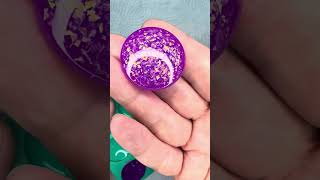 Demolding Resin Art Purple Opal Cabochons [upl. by Ardy948]