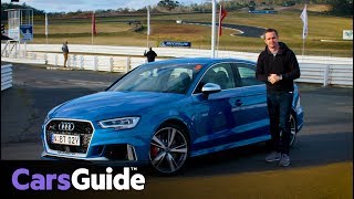 Audi RS3 sedan 2017 review first drive video [upl. by Biddick]