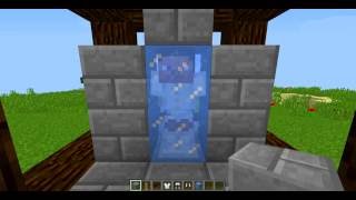 CRYOGENIC CHAMBER IN VANILLA MINECRAFT  How to make a decorative cryochamber [upl. by Atnauq]