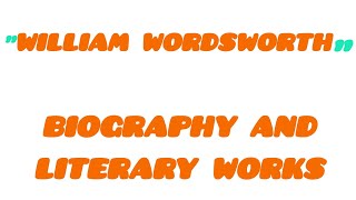 William Wordsworths Biography  Literary Works [upl. by Haden915]