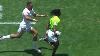 Sevens ReLIVE Senatla v Norton in sprint race at South Africa Sevens [upl. by Rafaelita140]