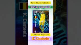 Efootball KCasteels Max Training Progression Of National Guardians [upl. by Warrin440]