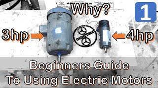 Ultimate Beginners Guide to Using Electric Motors for Makers and DIY Projects 068 [upl. by Jillayne]