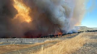 Thompson Fire causes evacuations burns thousands of acres in Butte County [upl. by Eugenia]