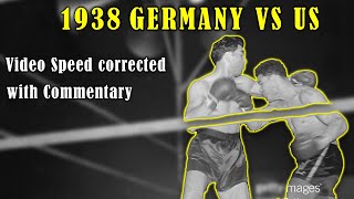 Joe Louis vs Max Schmeling 1938 with Ringside Commentary [upl. by Sibley525]