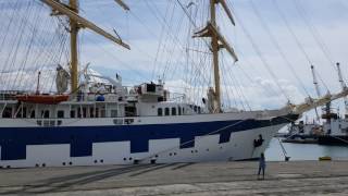 Royal Clipper на пристанище Бургас 20052016 [upl. by Hayman]