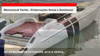 Mareconsult Yachts  Intermarine 48 Offshore 2015 A VENDA [upl. by Ayiotal]