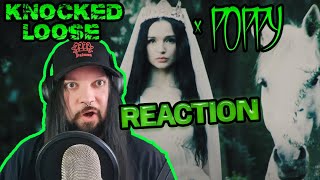 Knocked Loose ft Poppy  Suffocate Reaction [upl. by Olympe]