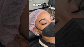 Did anyone say Henna Brows greenvillenc beautyindustry brows waxer [upl. by Ariajay]