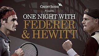 One Night With Roger Federer amp Hewitt  Full Replay  Tennis Australia [upl. by Lledrac]