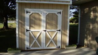 How To Build a 8x4 Wood Storage Shed [upl. by Kroo]