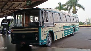 ÔNIBUS ANTIGO EM MOVIMENTO NA RODOVIÁRIA DE LONDRINA  PR [upl. by Nhguavahs]