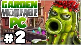 Plants vs Zombies Garden Warfare PC PART 2  NEW MAP HILARIOUS MULTIPLAYER 1080p Walkthrough [upl. by Adanar]