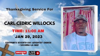 Thanksgiving service for the late CARL CEDRIC WILLOCKS [upl. by Baron]