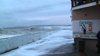 Westward Ho High Tide 2014  Floods [upl. by Johann]