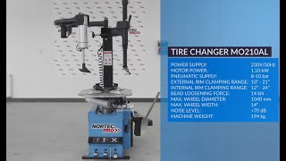 Nortec PRO  Tire Changer MO210AL ENG [upl. by Aciamaj390]