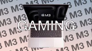 M3 14 Inch MacBook Pro GAMING [upl. by Inaja]