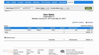 Invoice Reports  Simplify Your Financials With Freshbooks [upl. by Bertero]