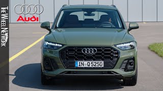 2021 Audi Q5 40 TDI  District Green  Exterior Interior Second Generation Typ FY Facelift [upl. by Aisenat943]