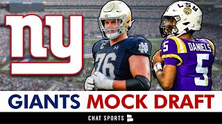 NY Giants 2024 NFL Mock Draft With 5 Pick [upl. by Novad]