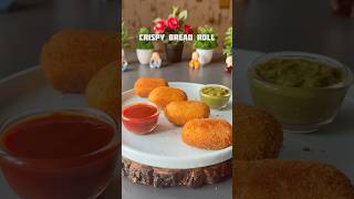 Trending recipe of crispy bread roll shorts recipe bread potato snacks [upl. by Nahamas]