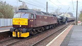 WCR Class 47 with 44871 amp 45407  30th March 2023 [upl. by Haelem788]