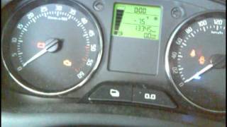 Škoda Fabia 16 TDI cold start 8°C [upl. by Takeshi]