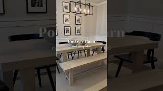 Pottery Barn Dining Table Reveal [upl. by Mauralia]