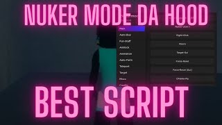 DA HOOD SCRIPT GUI  HACK NUKERMODE OP PASTEBIN FLUXUS [upl. by Ahtnamys]