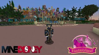 MineDisney Ep4  Fantasyland  Minecraft [upl. by Nnomae]