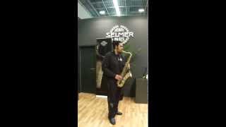 Anil Salliel Frankfurt Musikmesse Selmer Reference 54 Playing [upl. by Alyakem]