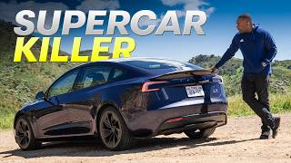 NEW 2025 Tesla Model 3 PERFORMANCE Review Supercar Slayer  4K [upl. by Leshia392]