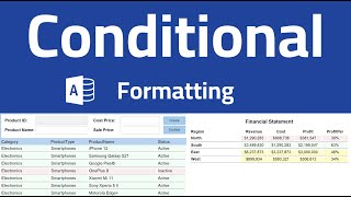 How to apply Conditional Formatting in Forms and Reports [upl. by Kovacs]