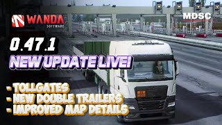 🚛 Truckers of Europe 3 Update 0471 is LIVE Tollgates Double Trailers amp Map Enhancements 🌍 [upl. by Lotsirk]