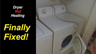 Dryer Wont Heat amp Keeps Burning Out Heat Elements  Finally Fixed [upl. by Adihahs]