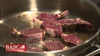 Cooking Roe Muntjac and Fallow Venison Chops [upl. by Ailgna]