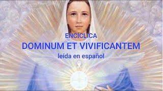 Dominum et Vivificantem leída en español texto completo [upl. by Eivets]