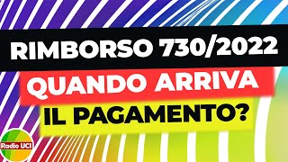 rimborso 730 quando viene accreditato 2022❓✔️ lavoratori ✔️pensionati ✔️senza sostituto dimposta [upl. by Eillim]