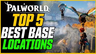 PALWORLD BEST BASE LOCATIONS Infinite Resource Farms  Palworld Beginner Guide [upl. by Inattyrb]