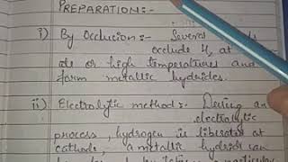 Class XI Chemistry Interstitial hydrides [upl. by Nanci380]