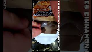 Kelloggs Frosted Flakes Cinnamon French Toast Cereal RandomRatingsandReviews FrostedFlakes snacks [upl. by Anele235]